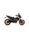 Silencieux d'échappement ARROW Pro-Race en nichrome noir - homologué CE - KTM 790 DUKE 2018-2023 - 890 DUKE R 2020-2023