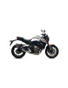 Silencieux ARROW Thunder en aluminium noir avec embout carbone - homologué CE - HONDA CB 650 R - CBR 650 R 2019-2023