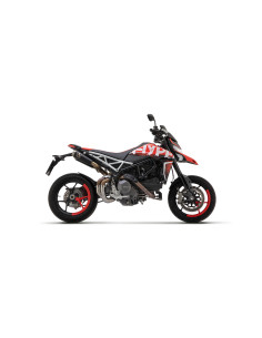 Paire de silencieux ARROW Pro-Race en nichrome noir - homologuée CE - DUCATI 2