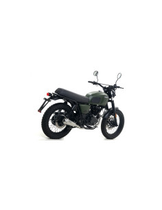 Silencieux d'échappement ARROW Pro-Race en nichrome - homologué CE - BRIXTON BX 125 X / FELSBERG 125 X 2019-2020 2