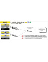 Silencieux d'échappement ARROW Indy Race en aluminium avec embout carbone - homologué CE - BMW F 900 R / F 900 XR 2020-2024