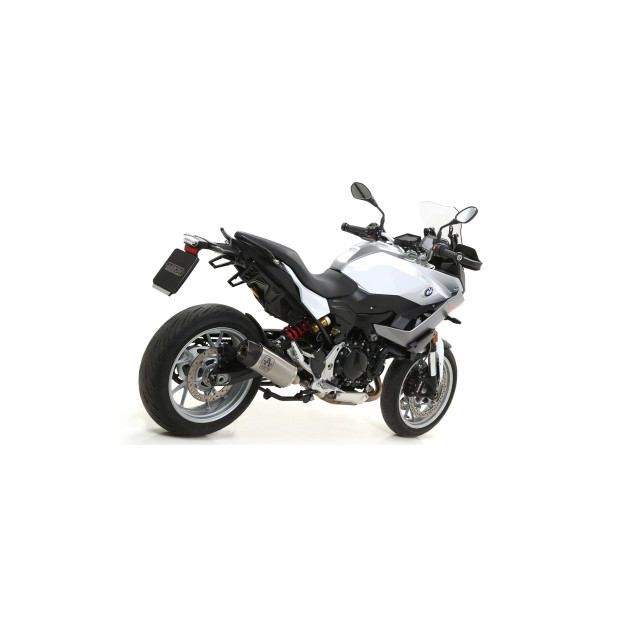 Silencieux ARROW Indy Race en titane embout carbone - homologué CE - BMW F 900 R / F 900 R A2 - F 900 XR / F 900 XR A2 2020-2024