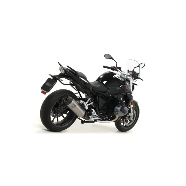 Silencieux d'échappement ARROW Maxi Race-Tech en aluminium avec embout carbone - homologué CE - BMW R 1250 R / RS 2019-2020