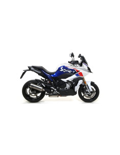 Silencieux d'échappement ARROW Race-Tech en aluminium avec embout carbone - homologué CE - BMW S 1000 XR 2020-2023