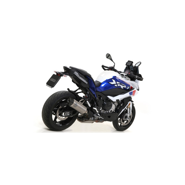 Silencieux d'échappement ARROW Race-Tech en aluminium avec embout carbone - homologué CE - BMW S 1000 XR 2020-2023