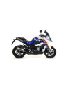 Silencieux d'échappement ARROW Race-Tech en aluminium noir avec embout carbone - homologué CE - BMW S 1000 XR 2020-2023