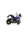 Silencieux d'échappement ARROW Race-Tech en aluminium noir avec embout carbone - homologué CE - BMW S 1000 XR 2020-2023
