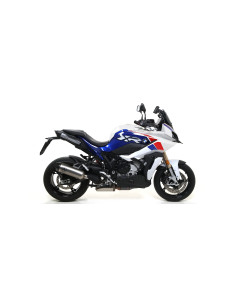 Silencieux d'échappement ARROW Race-Tech en titane avec embout carbone - homologué CE - BMW S 1000 XR 2020-2023