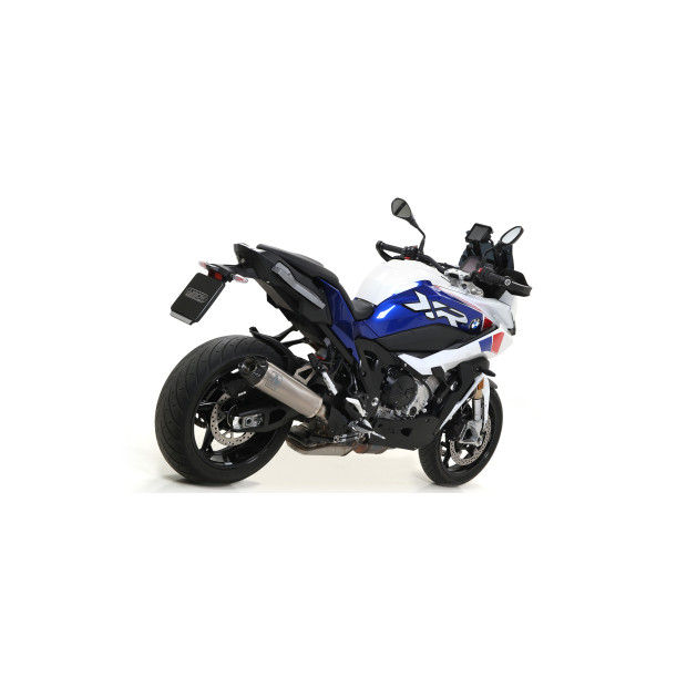 Silencieux d'échappement ARROW Works en titane avec embout carbone - homologué CE - BMW S 1000 XR 2020-2023