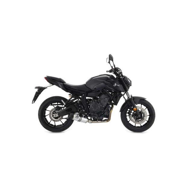 Silencieux d'échappement ARROW Thunder carbone - homologué CE - YAMAHA MT-07 2021-2024