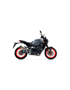Silencieux d'échappement ARROW Works en titane avec embout carbone - homologué CE - YAMAHA MT-09 2021-2023