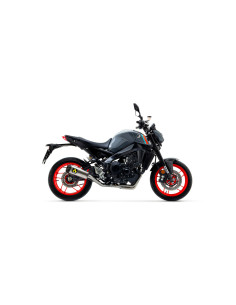 Silencieux d'échappement ARROW Works en titane avec embout carbone - homologué CE - YAMAHA MT-09 2021-2023 2