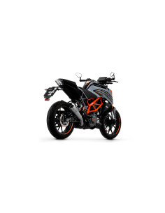Silencieux d'échappement ARROW Pro-Race en nichrome noir - homologué CE - KTM DUKE 125 - DUKE 390 2021-2023 2