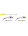 Silencieux d'échappement ARROW Pro-Race en nichrome - homologué CE - BMW R NINE T SCRAMBLER 2021-2024