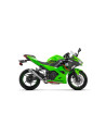 Silencieux d'échappement ARROW Indy Race en aluminium noir avec embout carbone - homologué CE - KAWASAKI NINJA 400 - Z 400 2023