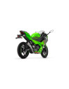 Silencieux d'échappement ARROW Indy Race en aluminium noir avec embout carbone - homologué CE - KAWASAKI NINJA 400 - Z 400 2023
