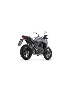 Silencieux d'échappement ARROW Indy Race en aluminium noir avec embout carbone - homologué CE - HONDA CB 750 HORNET 2023-2026 2