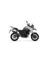 Silencieux ARROW Indy Race EVO en aluminium noir avec embout carbone - homologué CE - BENELLI TRK 702 / 702X 2023-2026
