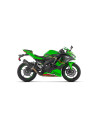 Silencieux d'échappement ARROW Indy Race EVO en aluminium noir avec embout carbone - homologué CE - KAWASAKI ZX-4R 2024-2026