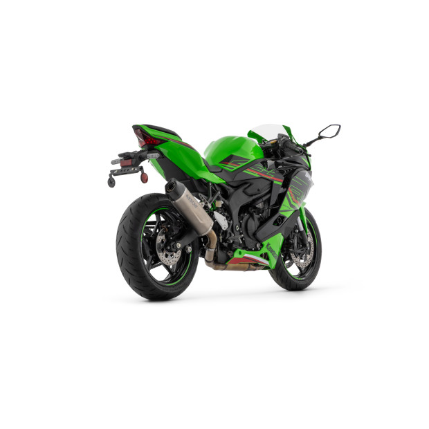 Silencieux d'échappement ARROW Indy Race EVO en titane avec embout carbone - homologué CE - KAWASAKI ZX-4R 2024-2026