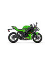 Silencieux ARROW Indy Race EVO en aluminium noir avec embout carbone - homologué CE - KAWASAKI NINJA 650 - Z 650 2024-2026
