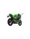Silencieux ARROW Indy Race EVO en aluminium noir avec embout carbone - homologué CE - KAWASAKI NINJA 650 - Z 650 2024-2026