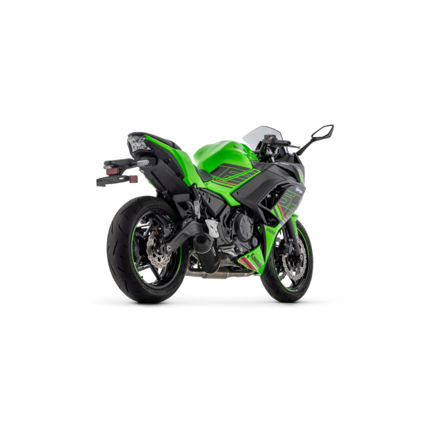 Silencieux d'échappement ARROW Indy Race EVO en titane avec embout carbone - homologué CE - KAWASAKI NINJA 650 - Z 650 2024-2026