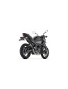 Silencieux d'échappement ARROW Pro-Race en nichrome noir - homologué CE - KAWASAKI Z 500 - NINJA 500 2024-2026