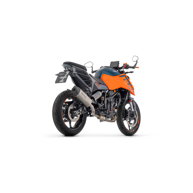 Silencieux d'échappement ARROW Indy Race EVO en titane avec embout carbone - homologué CE - KTM DUKE 125 - DUKE 390 2024-2026