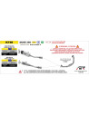 Silencieux d'échappement ARROW Pro-Race en nichrome - homologué CE - KTM DUKE 125 - DUKE 390 2024-2026