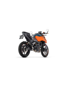 Silencieux d'échappement ARROW Pro-Race en nichrome noir - homologué CE - KTM DUKE 125 - DUKE 390 2024-2026 2