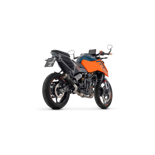 Silencieux d'échappement ARROW Pro-Race en nichrome noir - homologué CE - KTM DUKE 125 - DUKE 390 2024-2026