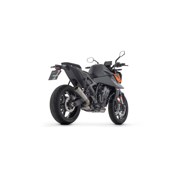 Silencieux d'échappement ARROW Pro-Race en titane avec embout inox - homologué CE - KTM DUKE 990 2024-2025