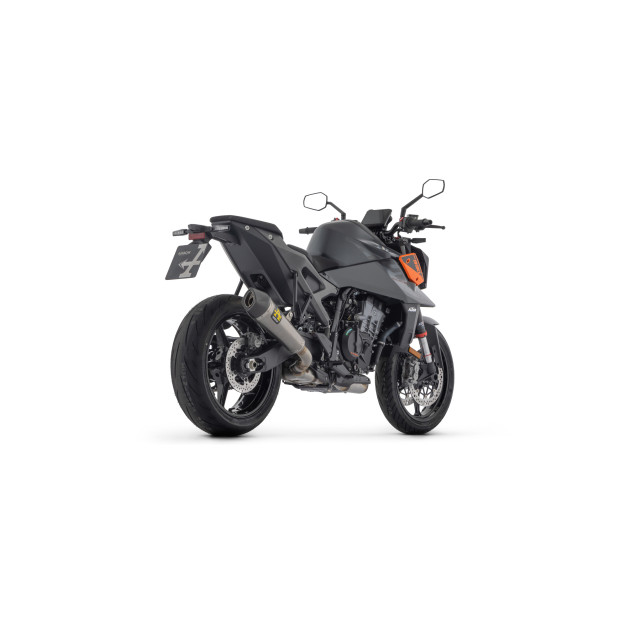 Silencieux d'échappement ARROW X-Kone en titane avec embout carbone - homologué CE - KTM DUKE 990 2024-2025