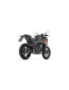 Silencieux d'échappement ARROW X-Kone en inox noir avec embout carbone - homologué CE - KTM DUKE 990 2024-2025