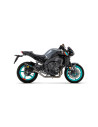 Silencieux d'échappement ARROW Indy Race EVO en aluminium noir avec embout carbone - homologué CE - YAMAHA MT-10 2022-2024