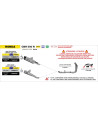 Silencieux d'échappement ARROW Pro-Race en nichrome noir - homologué CE - HONDA CBR 500 R 2024-2026