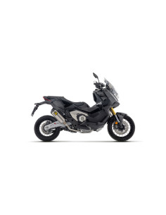 Silencieux d'échappement ARROW Race-Tech version courte en aluminium embout carbone - homologué CE - HONDA X-ADV 750 2017-2026