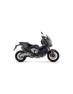 Silencieux d'échappement ARROW Race-Tech en aluminium noir avec embout carbone - homologué CE - HONDA X-ADV 750 2017-2026