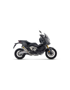 Silencieux d'échappement ARROW Race-Tech version courte en titane embout carbone - homologué CE - HONDA X-ADV 750 2017-2026