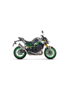 Silencieux d'échappement ARROW Indy Race EVO en aluminium noir avec embout carbone - homologué CE - KAWASAKI Z 900 2025-2026