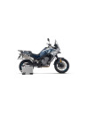 Silencieux d'échappement ARROW Race-Tech en aluminium avec embout carbone - homologué CE - CF MOTO 800 MT 2025-2026