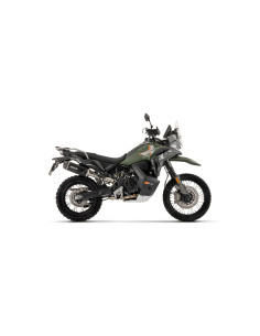 Silencieux ARROW Indy Race EVO en alu noir avec embout carbone - homologué CE - CF MOTO 800 MT-X 2025-2026 - 1000 MT-X 2026