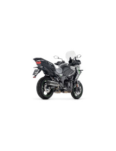 Silencieux ARROW Indy Race EVO en titane embout carbone - homologué CE - KAWASAKI VERSYS 1000 2021-2024 - VERSYS 1100 2025-2026 2