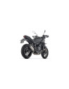 Silencieux d'échappement ARROW Indy Race EVO en aluminium noir avec embout carbone - homologué CE - YAMAHA MT-07 2025-2026