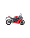 Silencieux d'échappement ARROW Indy Race EVO en aluminium noir avec embout carbone - homologué CE - QJMOTOR SRK 800 RR 2024-2025