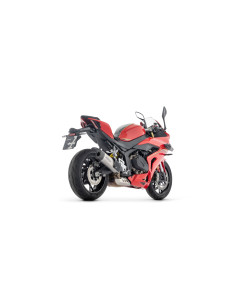 Silencieux d'échappement ARROW Indy Race EVO en titane avec embout carbone - homologué CE - QJMOTOR SRK 800 RR 2024-2025 2