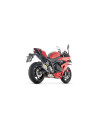 Silencieux d'échappement ARROW Indy Race EVO en titane avec embout carbone - homologué CE - QJMOTOR SRK 800 RR 2024-2025
