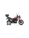Silencieux d'échappement ARROW Veloce pour valises latérales en aluminium noir avec embout carbone - non homologué - TRIUMPH