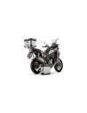 Silencieux d'échappement ARROW Sonora en titane noir avec embout carbone - non homologué - MOTO MORINI X-CAPE 1200 2026